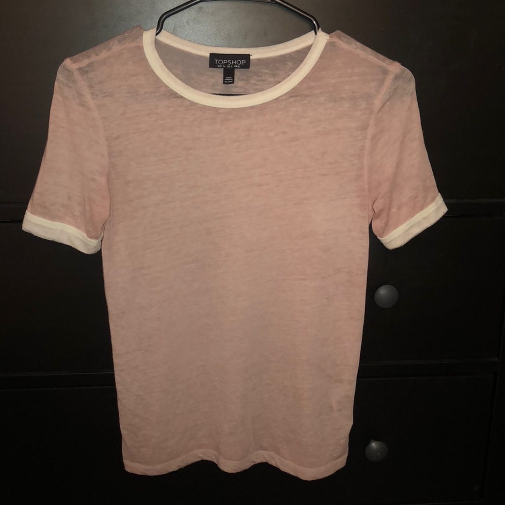 Pink short sleeve tee